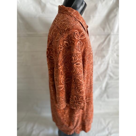 It's 5 O'Clock Somewhere 100% SILK Paradise Print Button Down Shirt Men's XXL - Picture 5 of 8